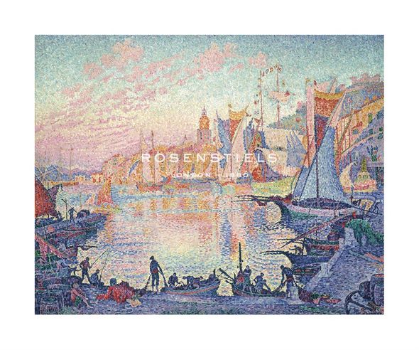 Paul Signac Hand Numbered Limited Edition Print on Paper :"The Port of Saint-Tropez"