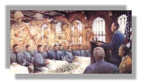 PAUL STEUCKE  Secondary Market Art: "DUTY HONOR CNTRYW/SEAL"
