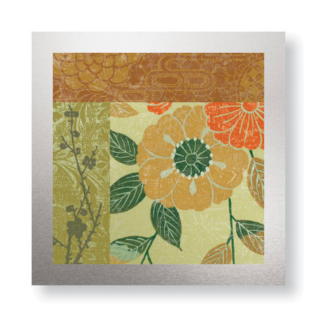 Paula Scaletta Limited Edition Ready to Hang Giclee on Brushed Aluminum: "Blossom Time I"