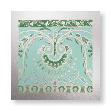 Paula Scaletta Limited Edition Ready to Hang Giclee on Brushed Aluminum: "Embellishment III"