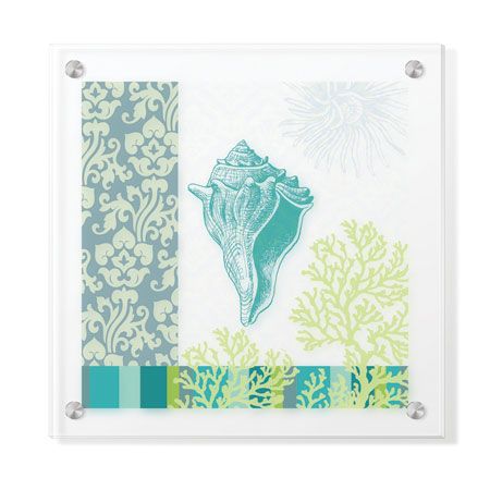 Paula Scaletta Limited Edition Ready to Hang Giclee on Clear Acrylic: "Nature Journal III"