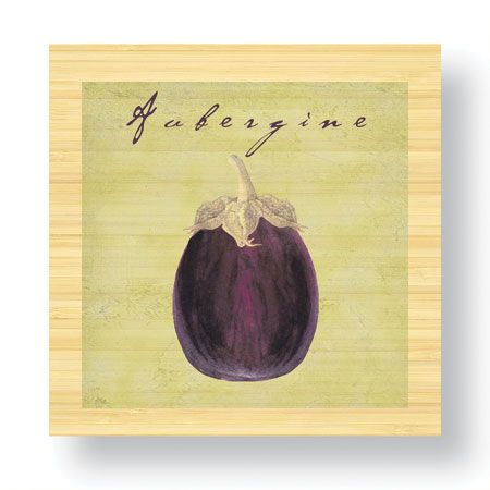 Paula Scaletta Limited Edition Ready to Hang Giclee on Sustainable Bamboo: "Aubergine"