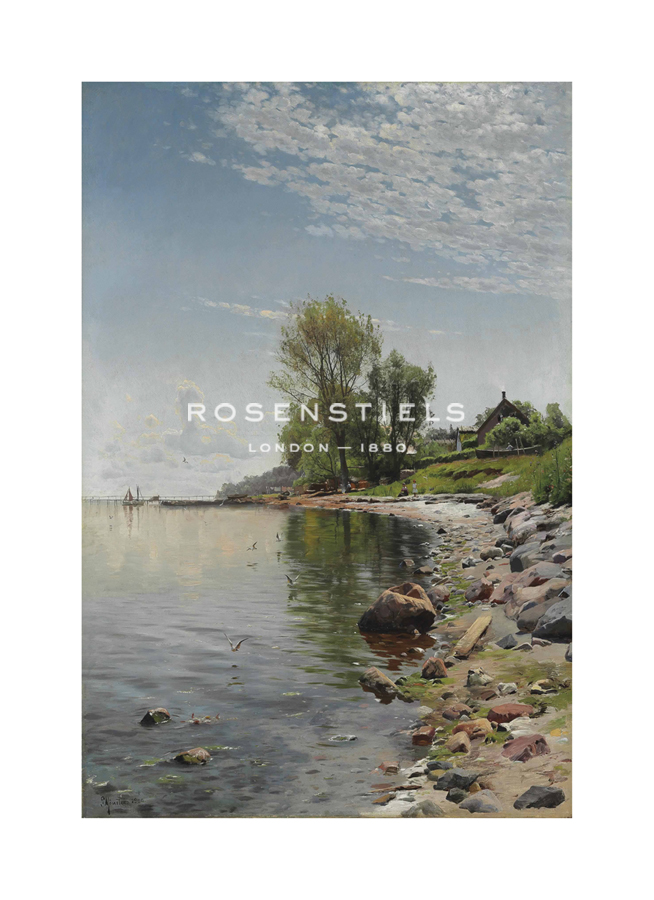 Peder Mork Monsted Hand Numbered Limited Edition Print on Paper :"Coastal View"