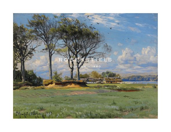 Peder Mork Monsted Hand Numbered Limited Edition Print on Paper :"Reflections of Spring"
