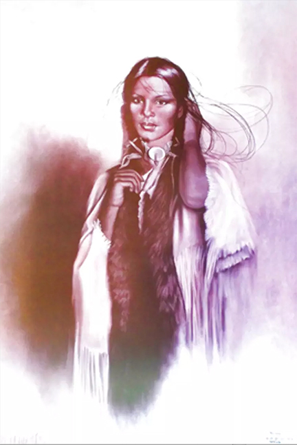 PENNI ANNE CROSS  Secondary Market Art: "MA A LUPPIS SHE LA DUS"