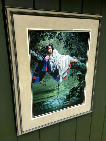 Penni Anne Cross Signed and Numbered Limited Edition Lithograph: "The Water Vision"