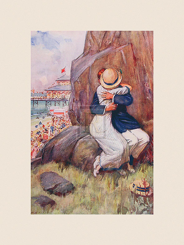 Percy Hickling Hand Numbered Limited Edition Print on Paper :"Avoiding the Crush"