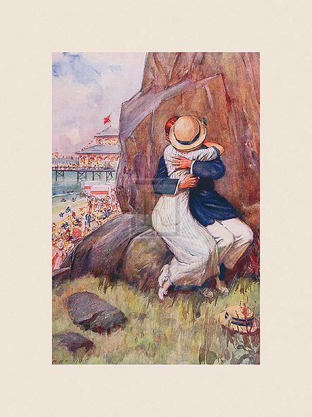 Percy Hickling Hand Numbered Limited Edition Print on Paper :"Avoiding the Crush"