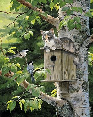 Persis C. Weirs Limited Edition Print:"Housesitting"