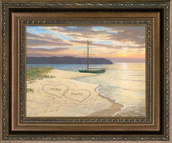 Persis Clayton Weirs Framed Personalized Canvas Edition:"Golden Dreams"