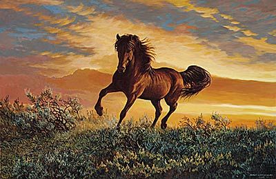 Persis Clayton Weirs Limited Edition Print: "Dream Team - Fire in the Sky"