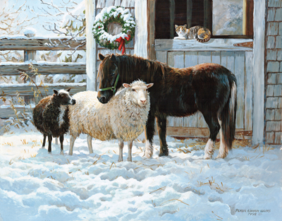Persis Clayton Weirs Limited Edition Print: "Misty and Friends"