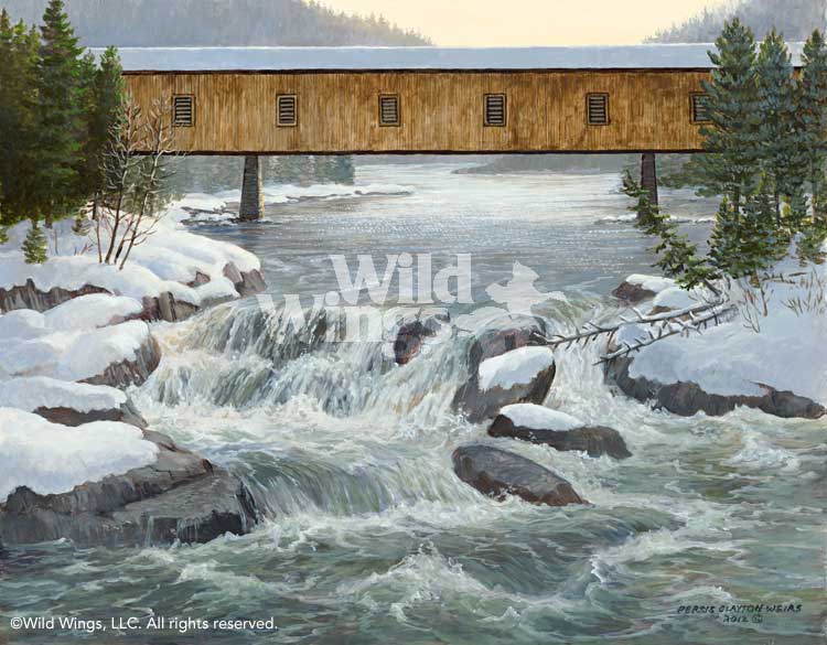 Persis Clayton Weirs Original Art: "Winter River"
