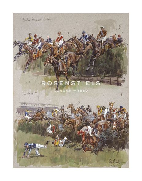 Peter Biegel Hand Numbered Limited Edition Print on Paper :"Aintree 1967"