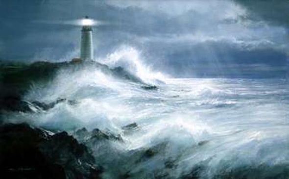 Peter Ellenshaw Hand Signed and Numbered Limited Edition Print :" Homeward Bound "