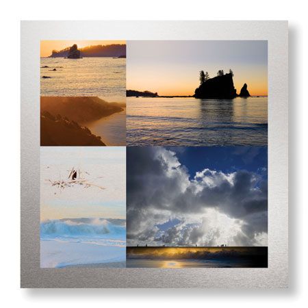 Peter Kitchell Limited Edition Ready to Hang Giclee on Brushed Aluminum: "Long Coast"