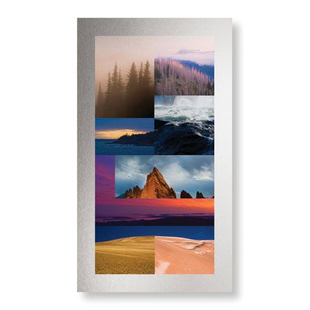 Peter Kitchell Limited Edition Ready to Hang Giclee on Brushed Aluminum: "Moving Water Heavy Air"