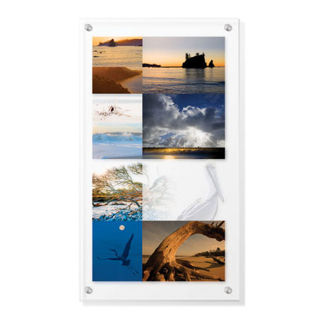 Peter Kitchell Limited Edition Ready to Hang Giclee on Clear Acrylic: "Long Coast Barrier Lands"