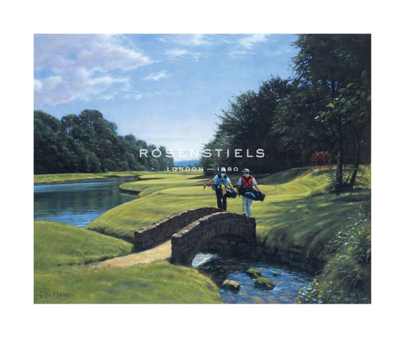 Peter Munro Hand Numbered Limited Edition Print on Paper :"Mount Juliet, 3rd Hole, County Kilkenny"