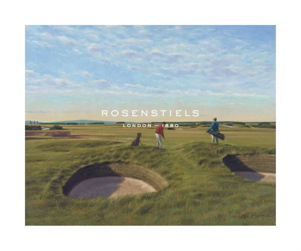 Peter Munro Hand Numbered Limited Edition Print on Paper :"St. Andrews 10th - "Bobby Jones""