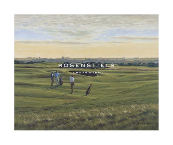 Peter Munro Hand Numbered Limited Edition Print on Paper :"St. Andrews 12th - "Heathery (In)""