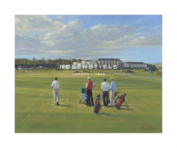 Peter Munro Hand Numbered Limited Edition Print on Paper :"St. Andrews 1st - "Burn""