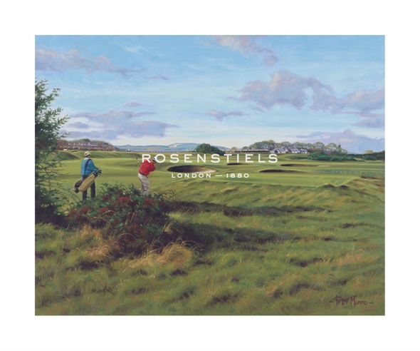 Peter Munro Hand Numbered Limited Edition Print on Paper :"St. Andrews 2nd - "Dyke""
