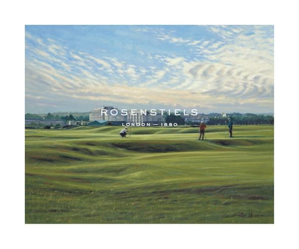 Peter Munro Hand Numbered Limited Edition Print on Paper :"St. Andrews 3rd - "Cartgate (Out)""