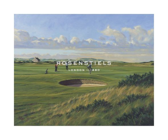 Peter Munro Hand Numbered Limited Edition Print on Paper :"St. Andrews 4th - "Ginger Beer""