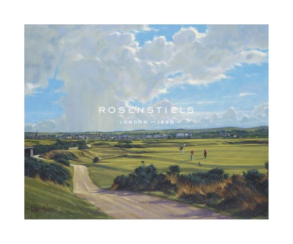 Peter Munro Hand Numbered Limited Edition Print on Paper :"St. Andrews 5th - "Hole O'cross (Out)""