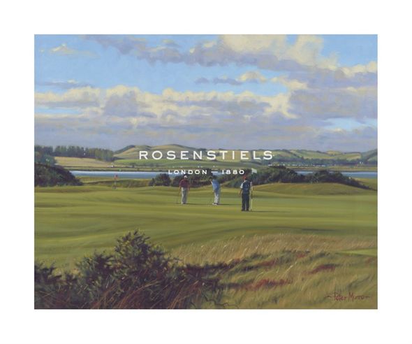 Peter Munro Hand Numbered Limited Edition Print on Paper :"St. Andrews 6th - "Heathery (Out)""