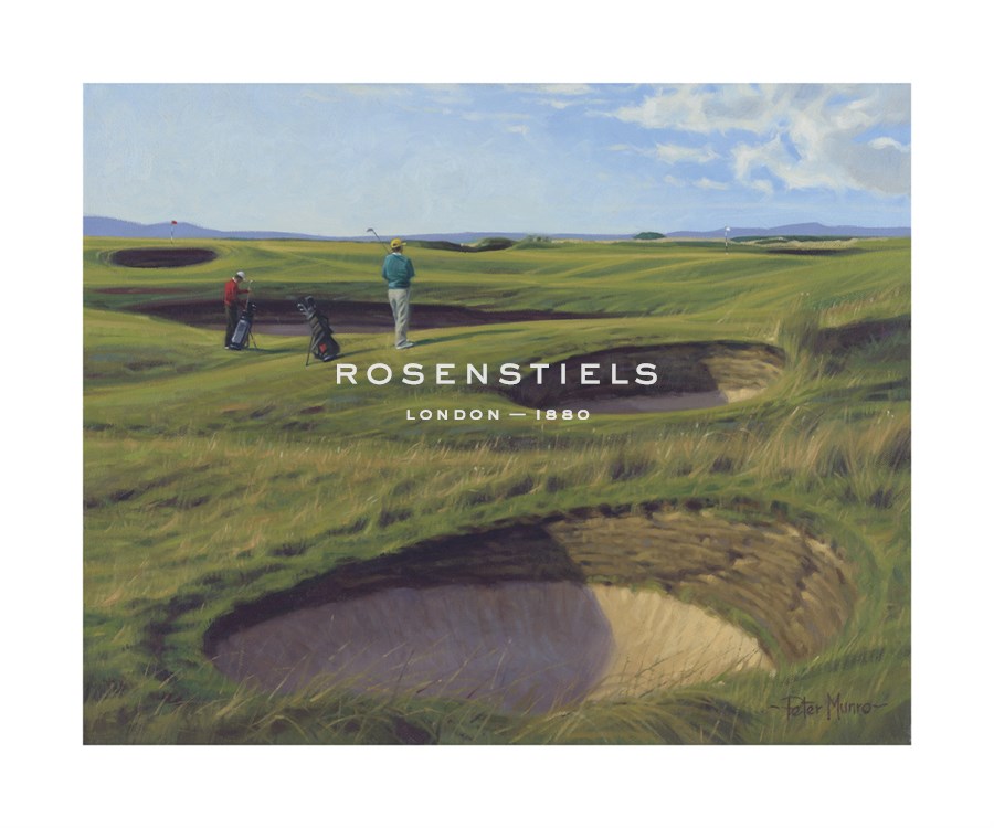 Peter Munro Hand Numbered Limited Edition Print on Paper :"St. Andrews 7th - "High (Out)""