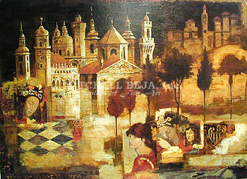 Peter Nixon Limited Edition Serigraph on Paper: " Arcadia "