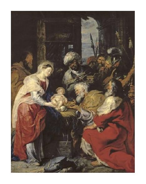 Peter Paul Rubens Fine Art Open Edition Gicl&eacute;e:"Adoration of the Kings"