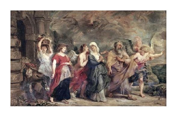Peter Paul Rubens Fine Art Open Edition Gicl&eacute;e:"Escape of Lot"