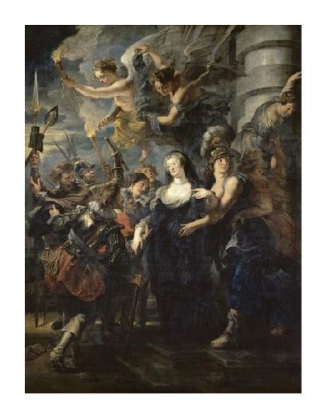 Peter Paul Rubens Fine Art Open Edition Gicl&eacute;e:"The Flight from Blois (Life of Marie de Medici, Queen of France)"