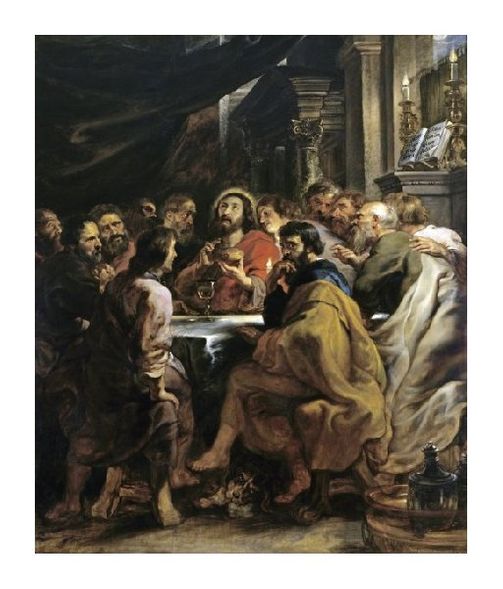 Peter Paul Rubens Fine Art Open Edition Gicl&eacute;e:"The Last Supper"