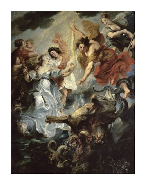 Peter Paul Rubens Fine Art Open Edition Gicl&eacute;e:"The Queen's Reconciliation with Her Son"