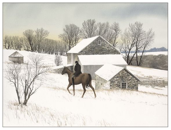 Peter Sculthorpe Handsigned & Numbered Limited Edition Giclee on Etching Paper:"Turkey Hill"