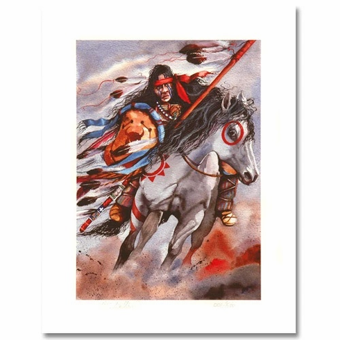 Peter Williams Hand-signed Giclee Print: "Hearth of a Warrior" Peter Williams Hand-signed Giclee Print: "Hearth of a Warrior"