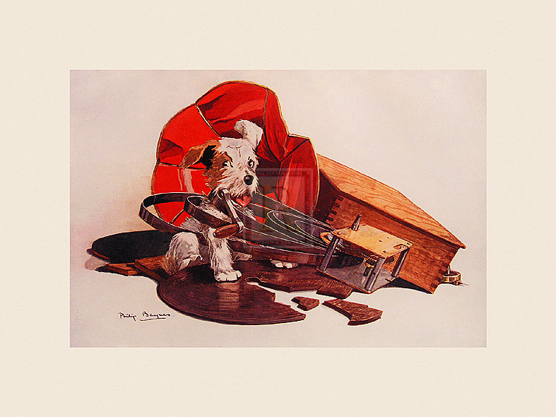 Philip Baynes Hand Numbered Limited Edition Print on Paper :"Breaking the Record"