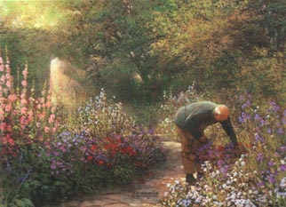 Philip Craig Hand Signed and Numbered Limited Edition Print "The Gardener"