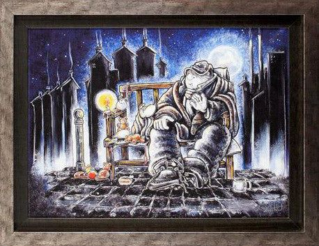 Philip Stuttard Limited Edition Giclée on Canvas Mounted on Board: "Nite Nite Charlie"