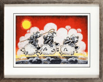 Philip Stuttard Limited Edition Giclée on Hahnemuhle Paper: "The Chase"