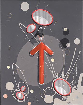 Philippe Bertho Artist Hand Signed and Numbered Limited Edition Hand-Crafted Lithograph: "Non Sens"