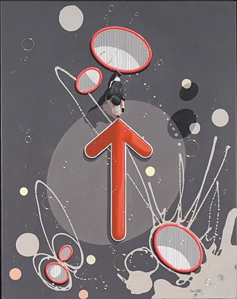 Philippe Bertho Artist Hand Signed and Numbered Limited Edition Hand-Crafted Lithograph: "Non Sens"