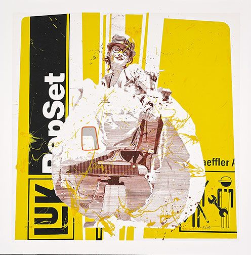 Philippe Bertho Hand-signed Limited Edition Canvas:"Odile Lemoy"