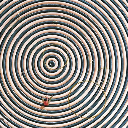 Philippe Bertho Limited Edition Hand Pulled Serigraph on Gesso Board: "Ça Tourne (It's Spinning) "