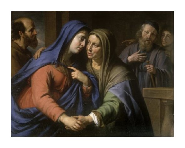 Philippe De Champaigne Fine Art Open Edition Gicl&eacute;e:"The Visitation"