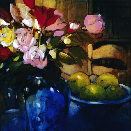 Phillip Craig Handsigned and Numbered Limited Edition Giclee on Paper: "Still Life with Japanese Pears"